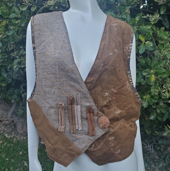 Oversized patchwork vest - Picture 3 of 9